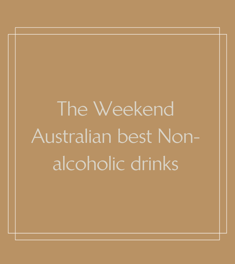 The weekend Australians best nonalcoholic drinks