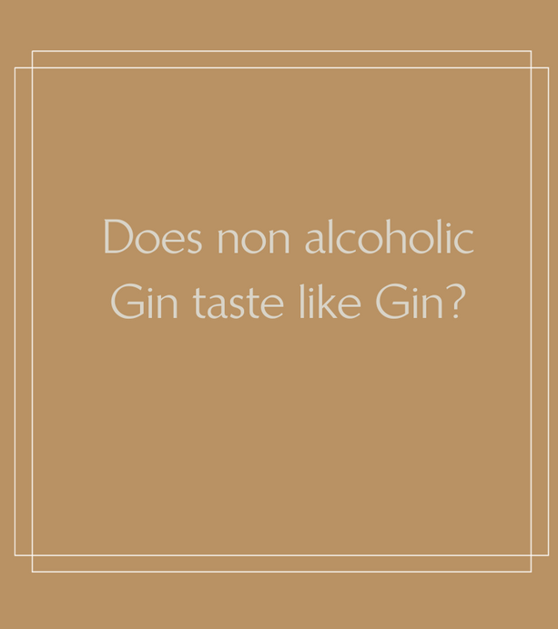 Does non-alcoholic Gin tase like Gin?
